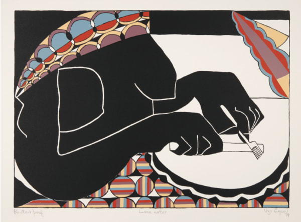 Uzo Egonu, Lone eater, 1979