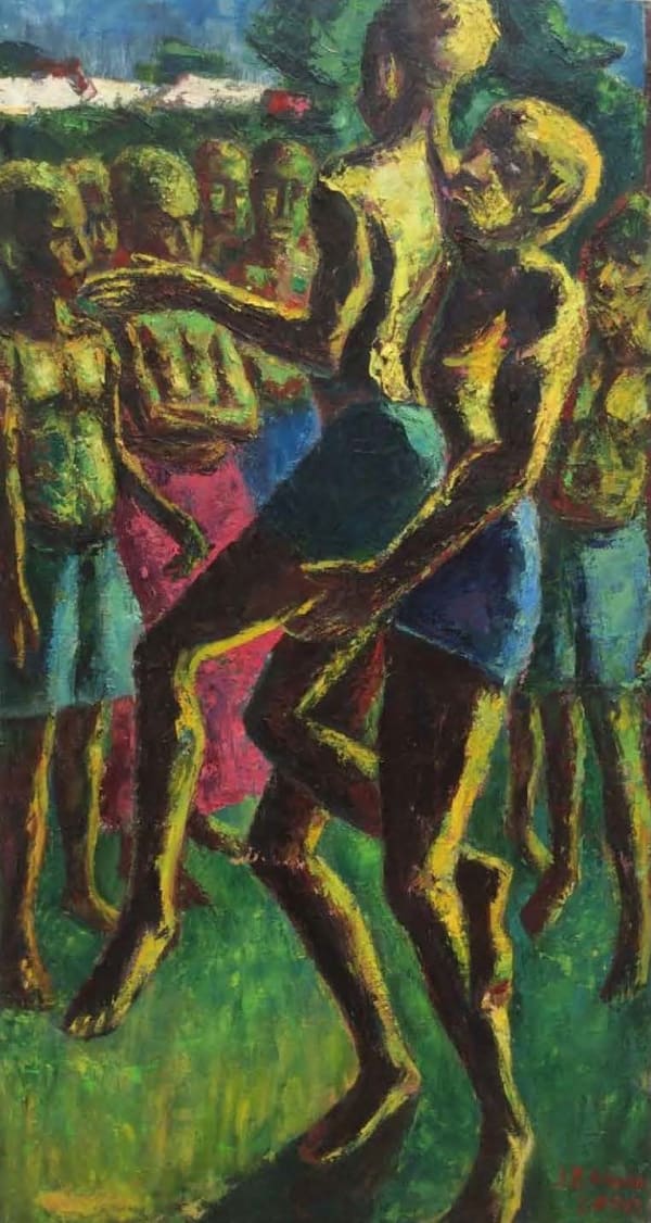 Jimo Akolo, Wrestling Match, 2000