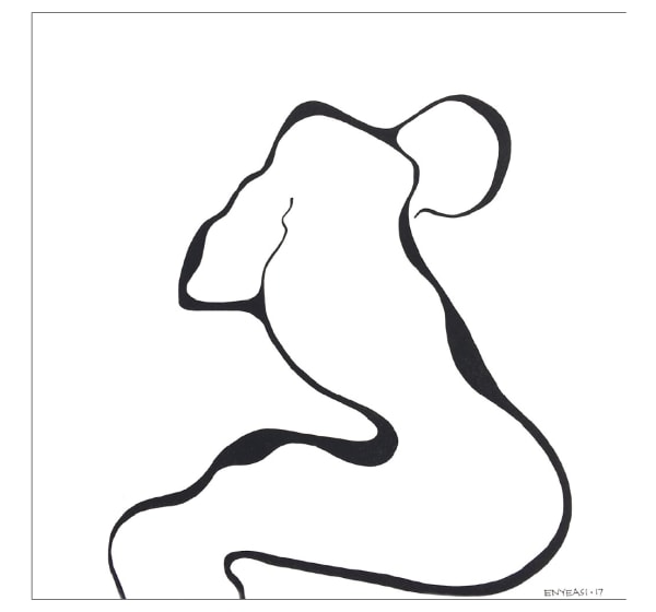 Kadara Enyeasi, Line Drawing: Human Encounters 11, 2017