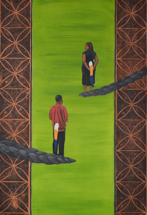 Bunmi Agusto, Two Lizards The Day They Met, 2022