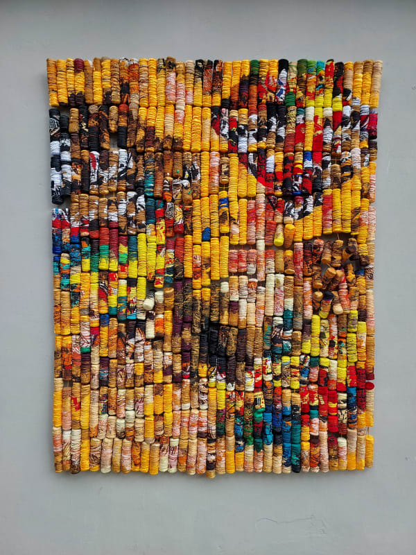 Eva Obodo, Yellow Sisi II (Wrapper series) , 2024