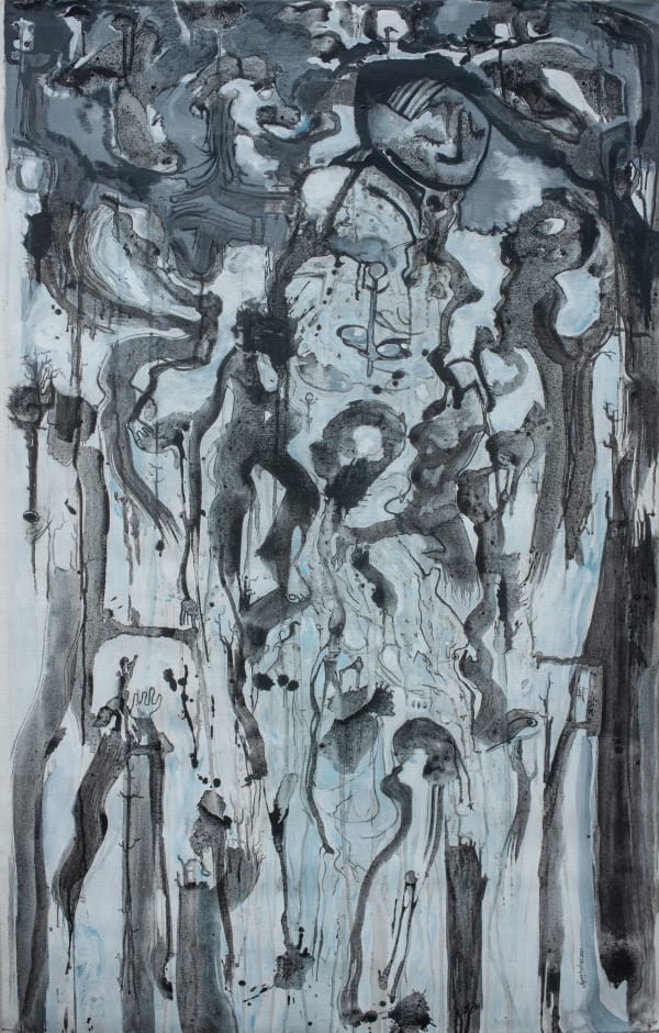 Jerry Buhari, Soft masquerades pretending to be iroko trees, 2022