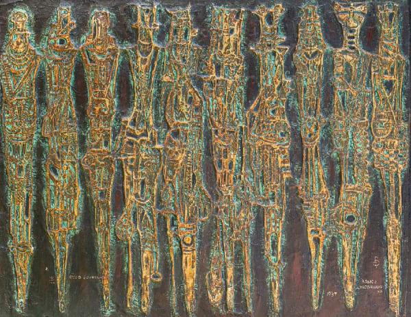 Bruce Onobrakpeya, Good Governance, 1987