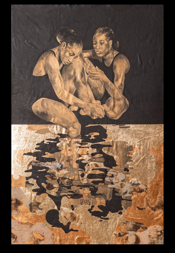 Modupeola Fadugba, Bronze Reflections: Beside Unstill Waters, 2023