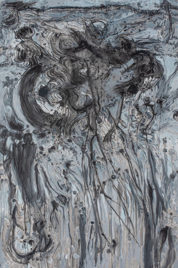 Jerry Buhari, Landscape of angels and devourer, 2020-2022