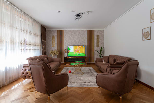 Gregor Schneider, WOHNZIMMER HAUS ALHMAM ALDAAS, 2025