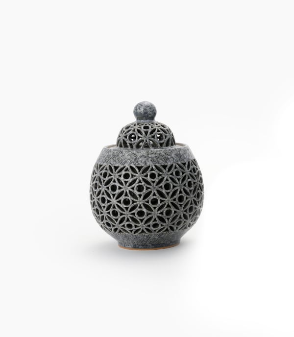 Lee Chang-soo, Double-openwork Lidded Jar, 2024
