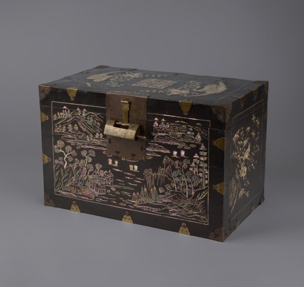 Unknown, Joseon Dynasty (1392–1897), Lacquer Box Inlaid with Mother-of-Pearl, 19th century