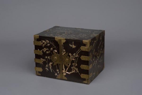 Unknown, Joseon Dynasty (1392–1897), Lacquer Safe Cabinet Inlaid with Mother-of-Pearl, 18th century
