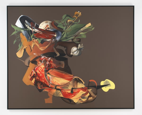 Portrait of "Still Life With Beef, Bowl of Ham and Vegetables, and receptacles" (after Melendez)