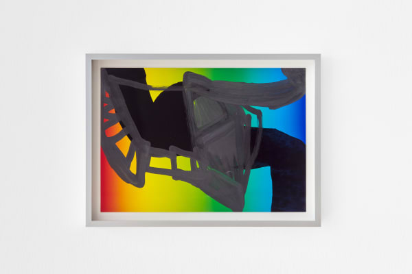 Ohne Titel, aus der Serie Rainbowpapers