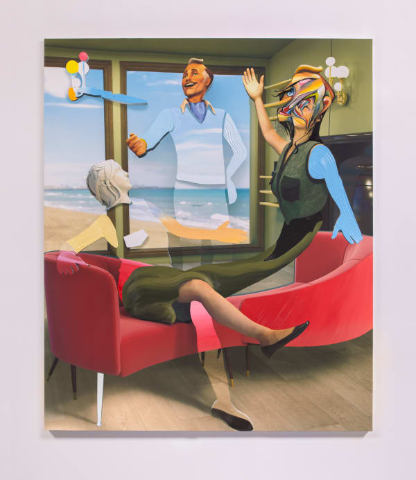 Pieter Schoolwerth, Ghosting the Dandy (Rigged #19), 2021