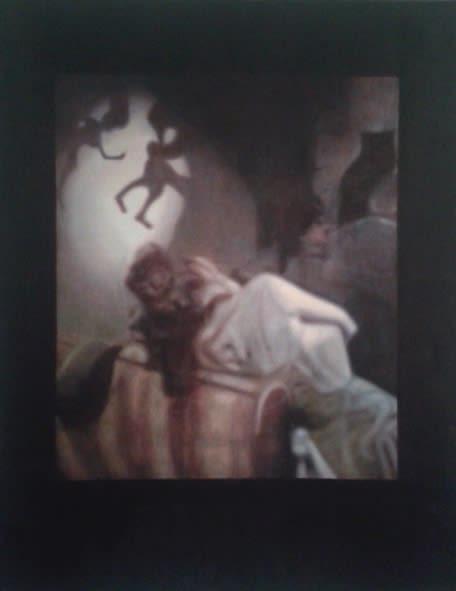 Andrew Leventis, Shadow Puppets at Fireside Tavern, London, 1847, 2014