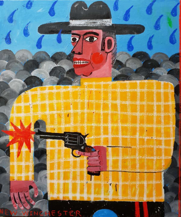 Joachim Lambrechts, Testing my new Winchester, 2020