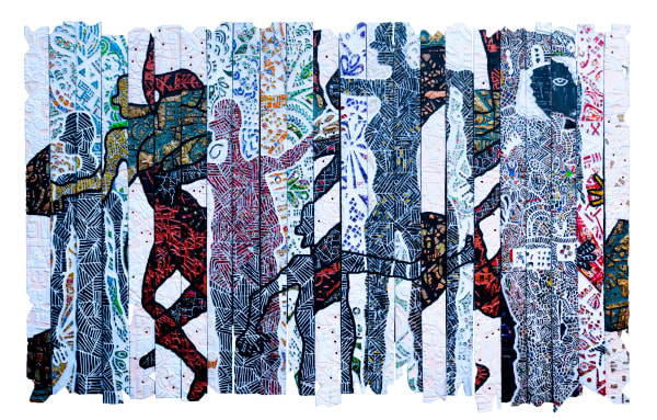 Gerald Chukwuma, EGWU AMARA: PADDLES WITH ONE VOICE, 2019