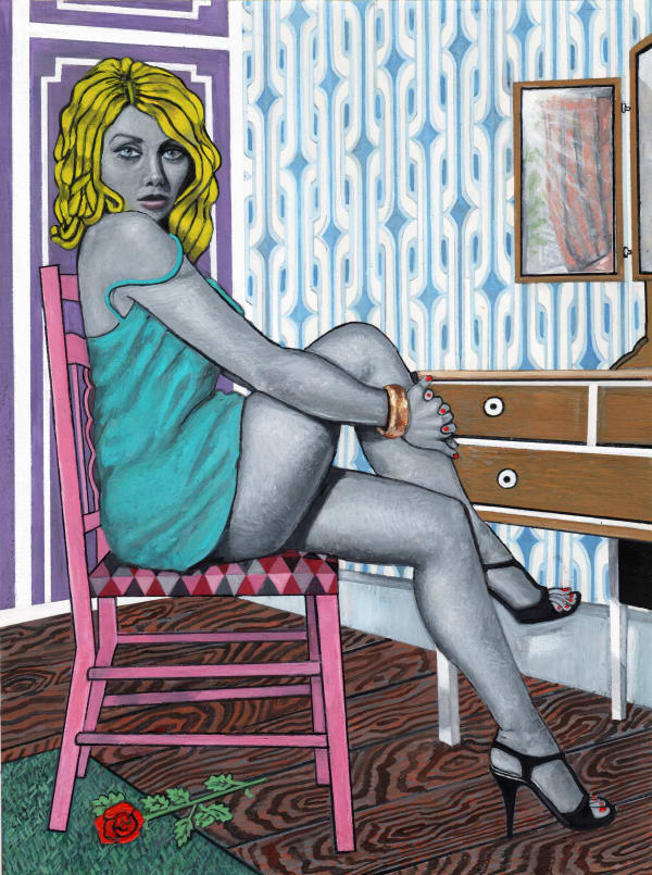 Soheila Sokhanvari, MKULTRA 10 , 2020