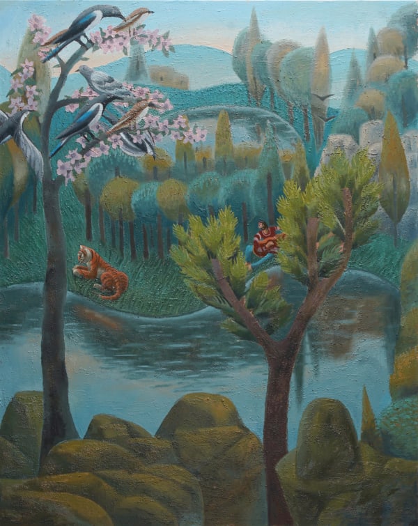 Ralf Kokke, Cherry Blossom Tiger (Kersenbloesem Tijger), 2025