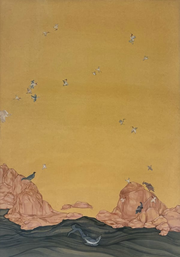 Maha Ahmed, Portrait of A Bird That Could Not Fly, 2018