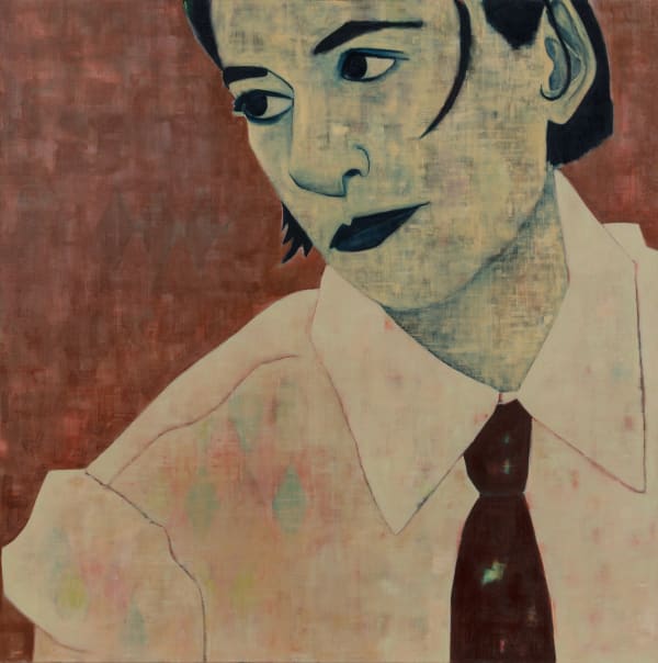 Sara Berman, Self Portrait in Peach, 2022