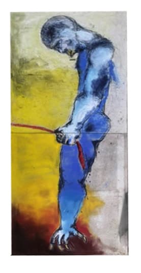 Sadikou Oukpedjo, L’ange inconnu I , 2019