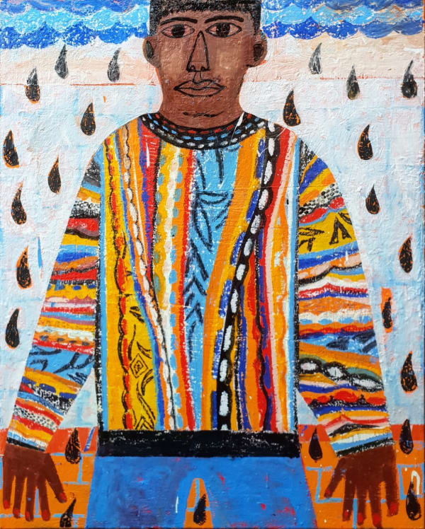 Joachim Lambrechts, Fancy sweater, rainy weather, 2020