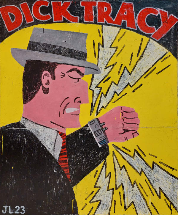 Joachim Lambrechts, Dick Tracy and his two-way radio watch, 2023