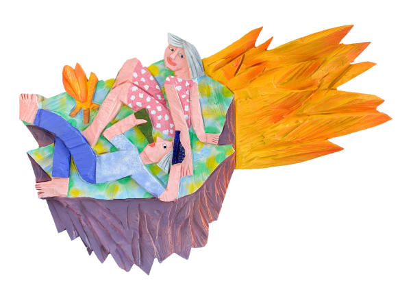 Roman Manikhin, Hold tight, the hill's about to take off, 2025