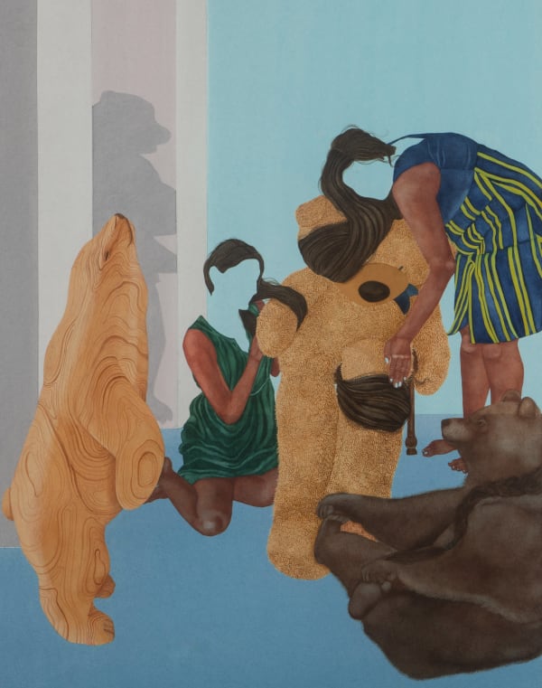 Rabia Farooqui, Braid my hair, 2024