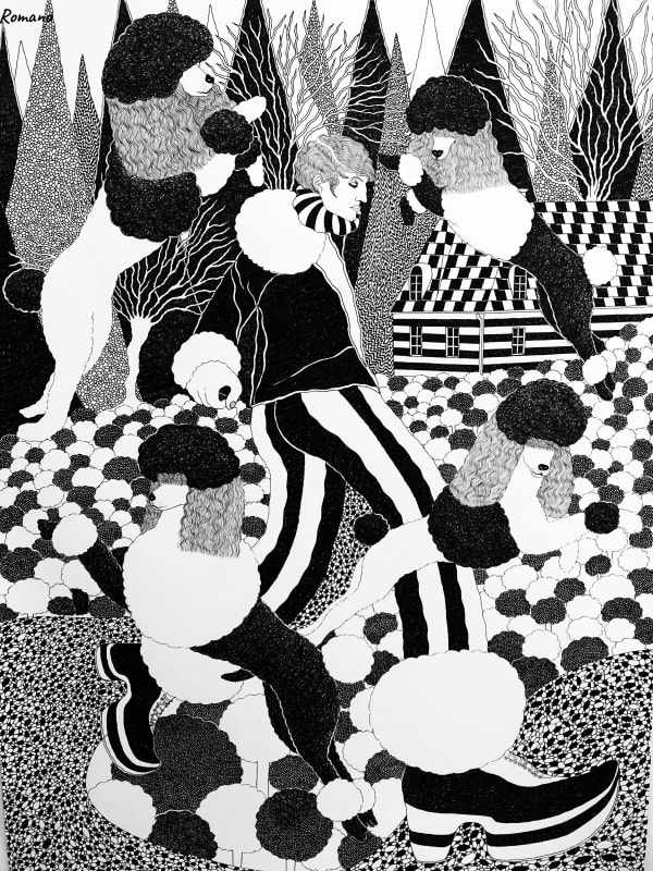 Nil & Karin Romano, Dog Walker, 2021