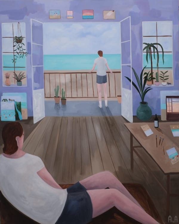 Audun Alvestad, The water looks strange today, 2021