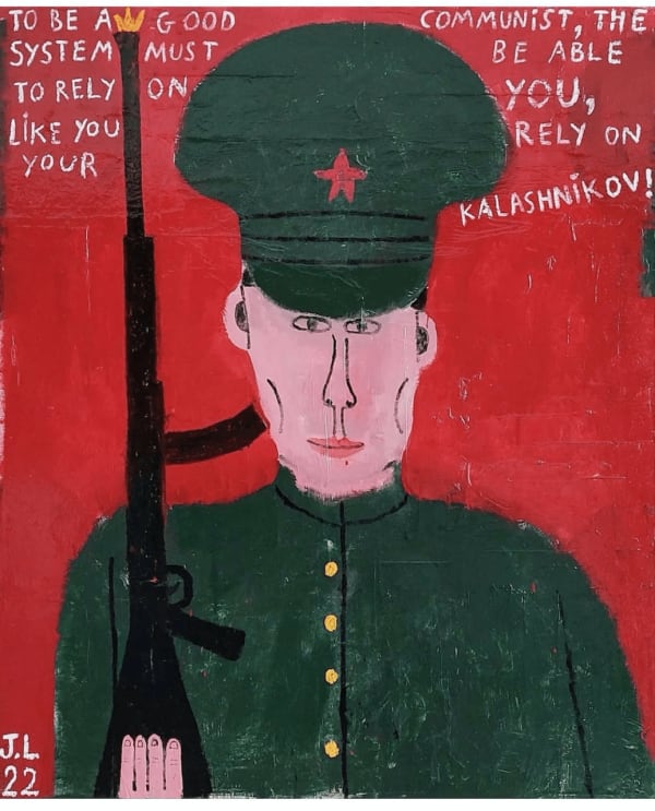 Joachim Lambrechts, To be a good communist, the system must be able to rely on you, like you rely on your Kalashnikov!, 2022