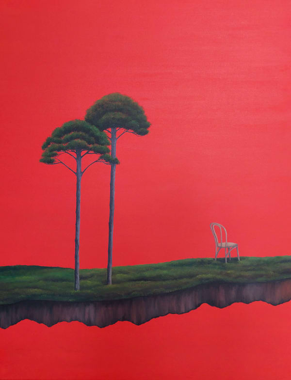 Houda Terjuman, Pine tree cloak , 2023