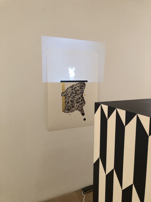 Soheila Sokhanvari, Cardboard Lovers (Self Portrait 2014), 2019