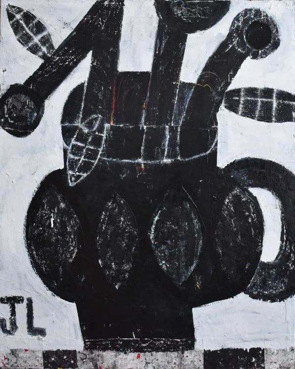 Joachim Lambrechts, Flowers in a vase, 2021