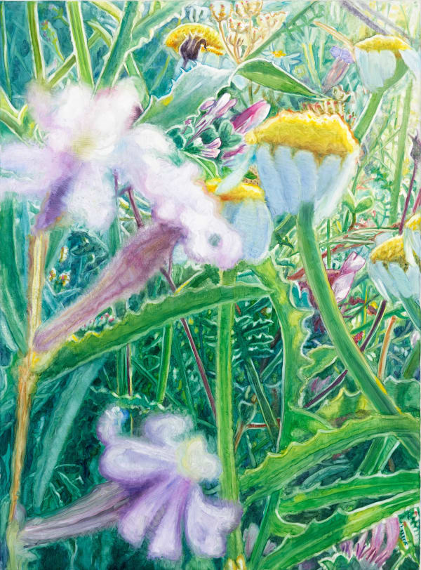 Vibeke Slyngstad, Wild Weeds-Pink Flower III, 2025