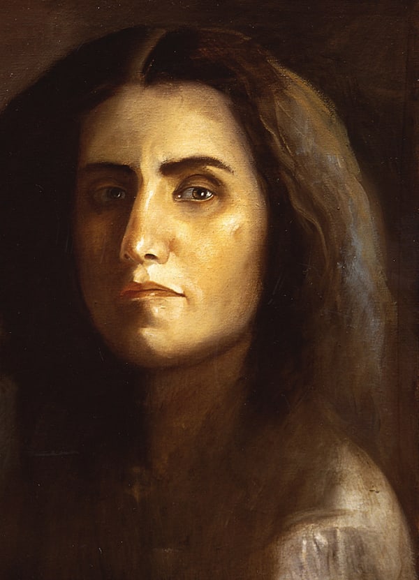 Afifa Aleiby, Self portrait, 1990