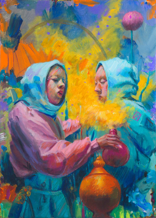 Jonny Green, Smoke ritual, 2024