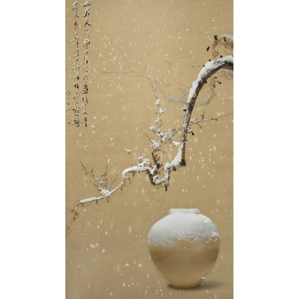 Lee Lee Nam 李二男, Moon Jar of Apricot Flower