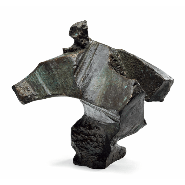 Ju Ming 朱 銘, Taichi Series - Turn Stomp《太極系列 - 轉身蹬腿》, 1998