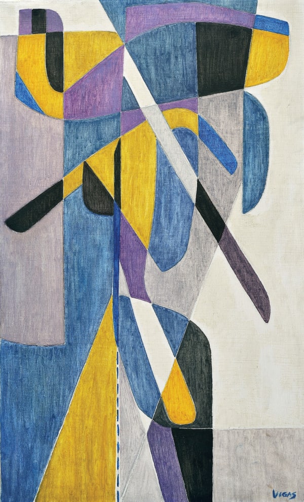 Oswaldo Vigas 奧斯瓦爾多 · 維加斯, Untitled《無題》, 1969