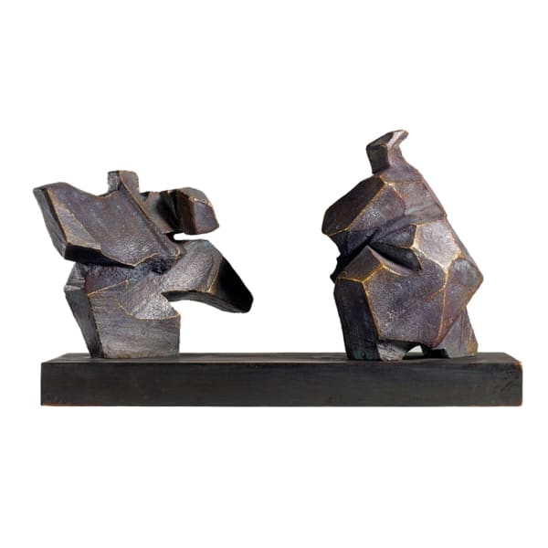 Ju Ming 朱 銘, Taichi Series - Shadow Boxing (太極系列 - 對招), 1994