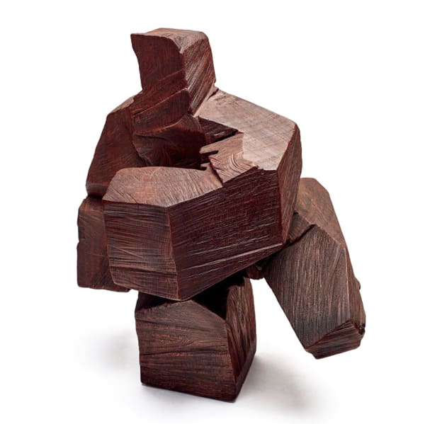 Ju Ming 朱 銘, Taichi Series - Turn Stomp 《太極系列 - 轉身蹬腿)》, 1992