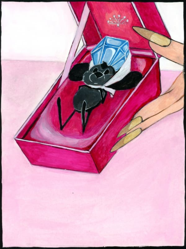 Tae Hwang, Organic Diamonds Leads To Sudden Drop in Ice Cubes, 8x 6in
