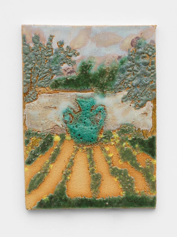 Raina Lee, Pottery Topiary, Alcazar at Cordoba, stoneware, 6.5 x 4.5in