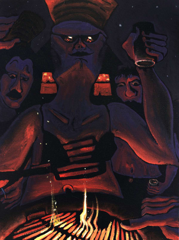 Campbell-Lynn McLean, Grill Girls 1, 24 x 18in