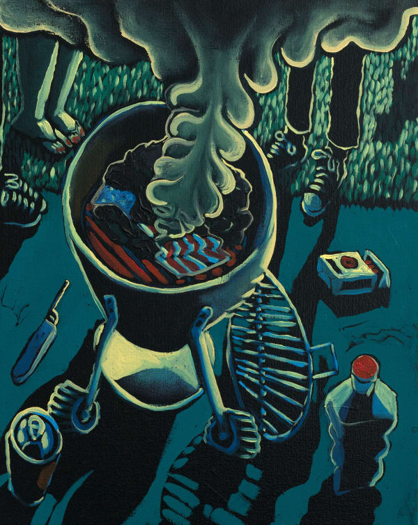 Campbell-Lynn McLean, Freedom Fire, 20x16in, oil on canvas