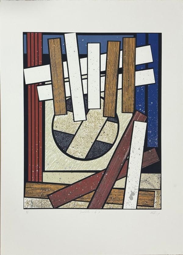 Mavis Pusey, Dissolution of X, 28 3/4 x 22 1/2 in