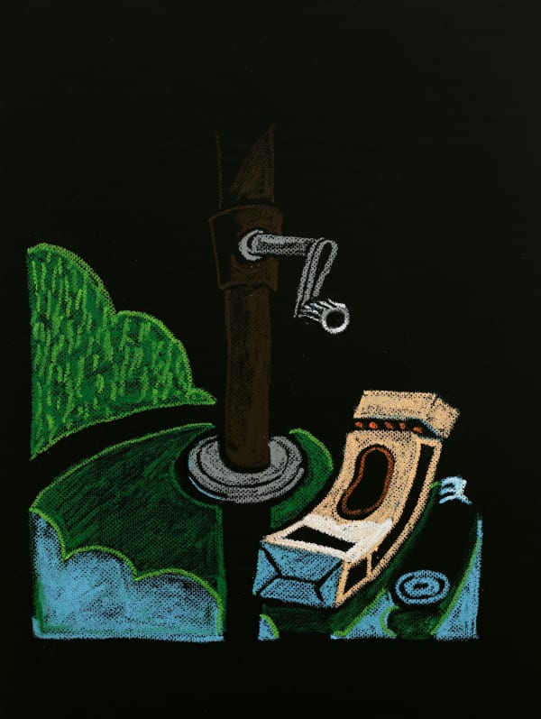 Campbell-Lynn McLean, My Spot 24 x 18in, pastel on paper