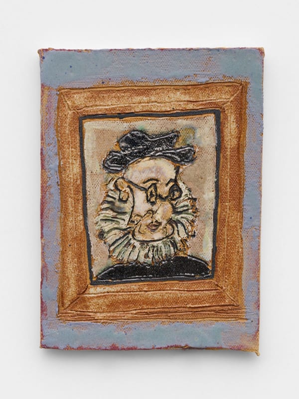 Raina Lee, Picasso’s Sabartes, stoneware, 6.5 x 4.5in