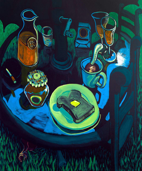 Campbell-Lynn McLean, Like Butter, oil canvas, 36 x 30 in